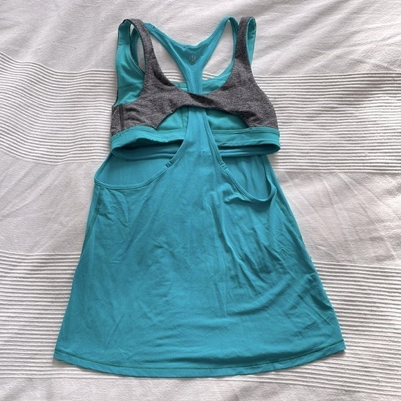 LULULEMON All Sport Support Tank Size 4 - Picture 3 of 10